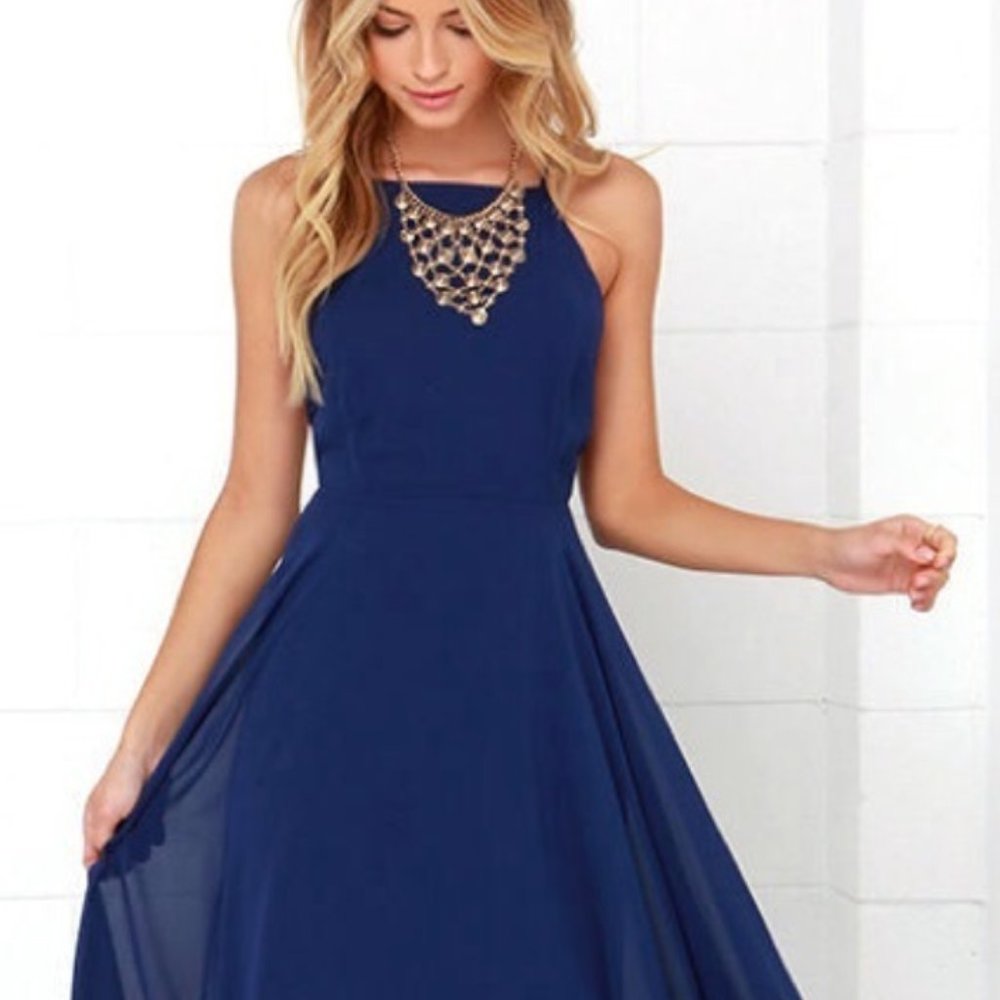 Mythical Kind of Love Lulu's Blue Formal Dress